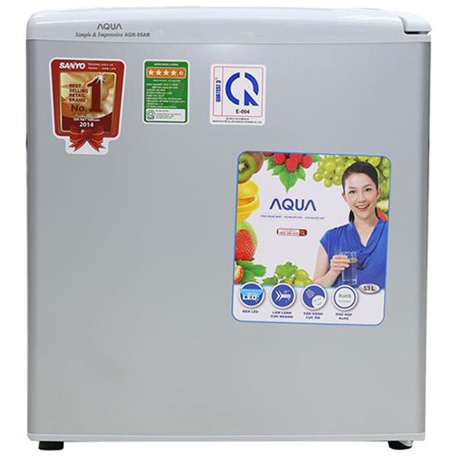 Tủ lạnh Aqua AQR- 55AR (SG), 53 lít