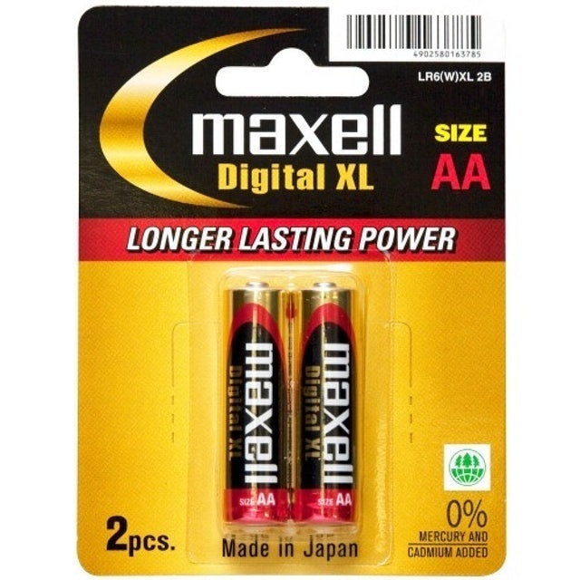 Pin tiểu AA Maxell Premium Digital XL Dry Batteries