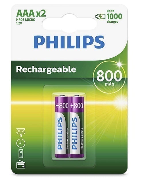 Pin sạc Philips Rechargeable AAA Battery