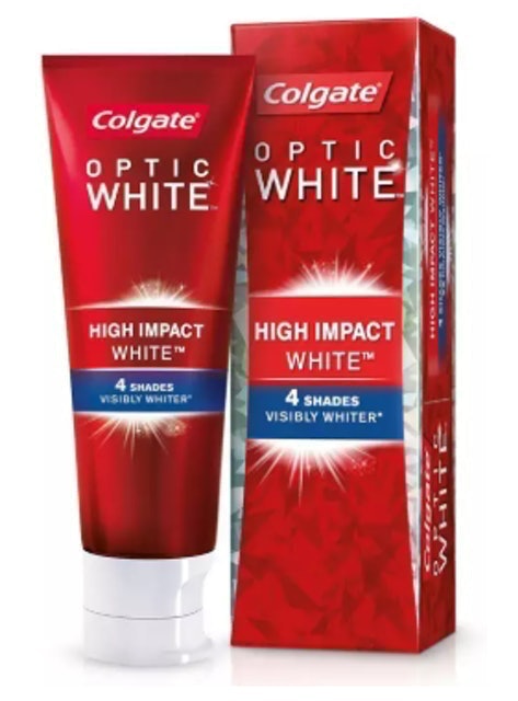 Kem đánh răng Colgate Optic White Platinum High Impact White 