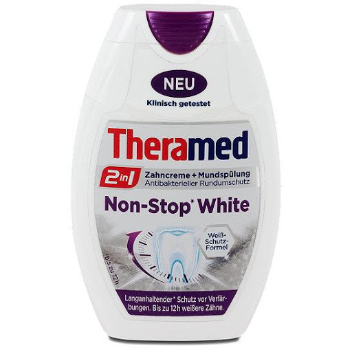 Kem đánh răng làm trắng Theramed 2 trong 1 Non-Stop White