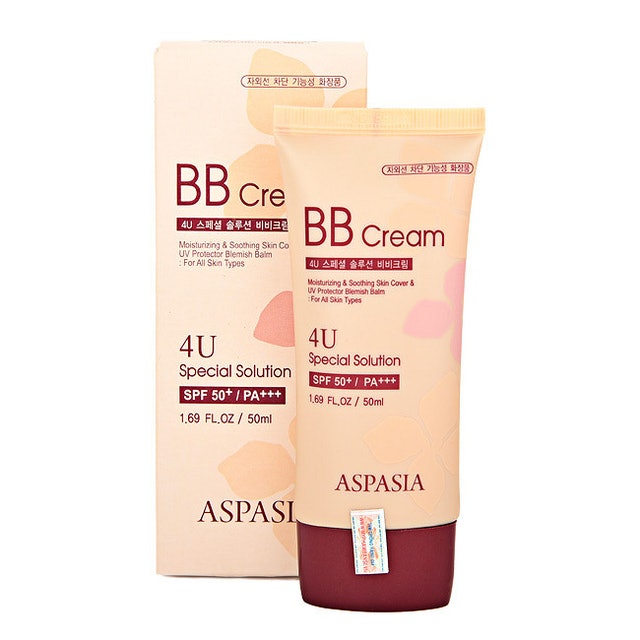 Kem nền Aspasia 4U Special BB Solution Cream SPF50 PA+++ 