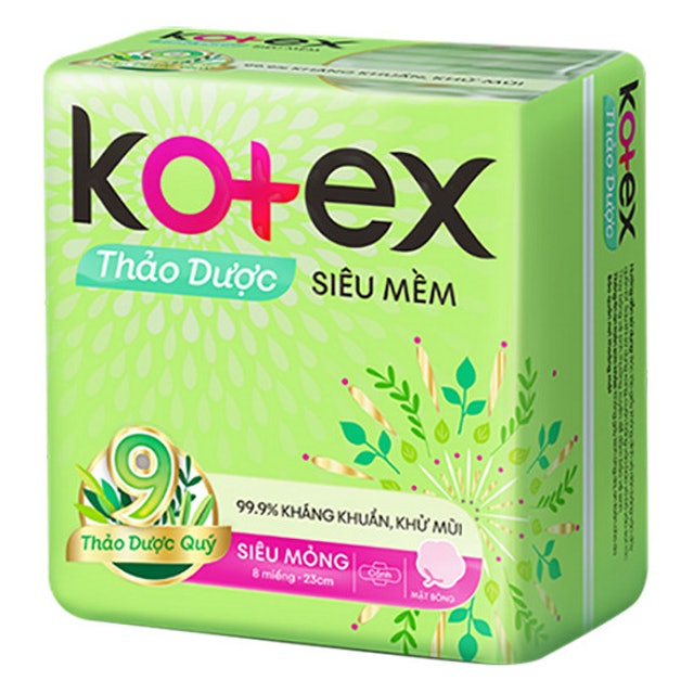 Băng vệ sinh Kotex thảo dược siêu mềm