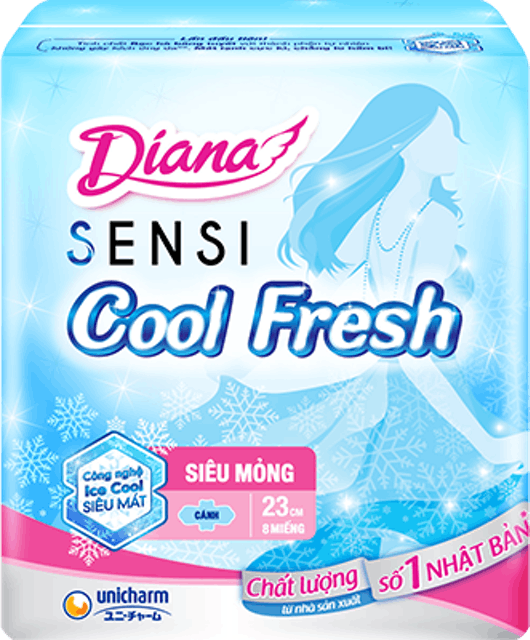 Băng vệ sinh Diana Sensi Cool Fresh 