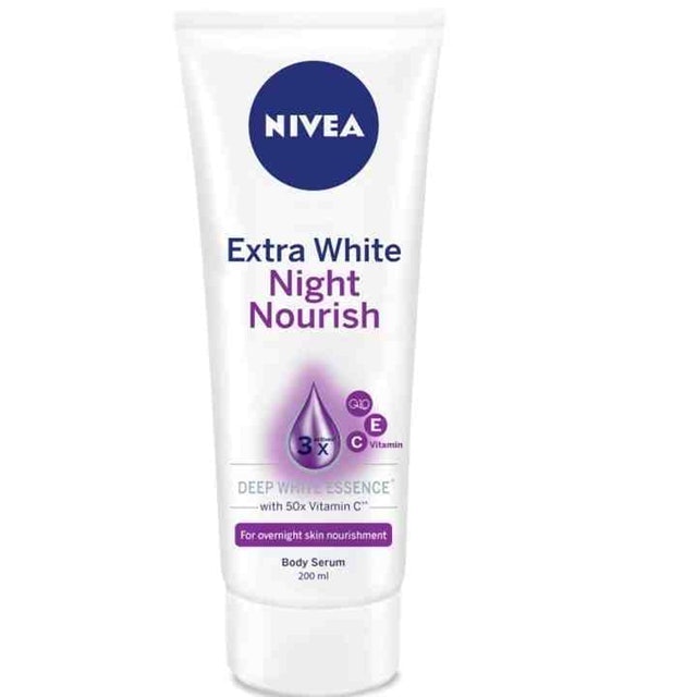 Kem dưỡng thể Nivea Extra White Night Nourish 
