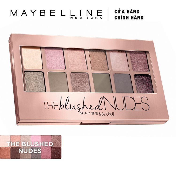 Phấn mắt Maybelline New York The Nudes Palette 