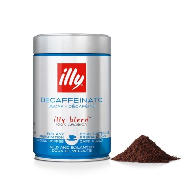 Cà phê bột Illy Coffee Decaffeinated Medium Roasted