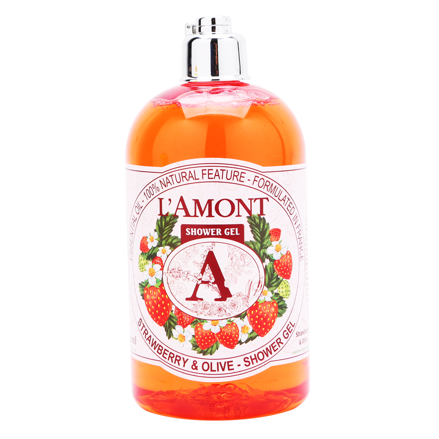Sữa tắm L′amont En Provence Strawberry Shower Gel Shower hương dâu