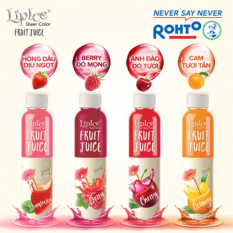 Son dưỡng môi LipIce Sheer Color Fruit Juice