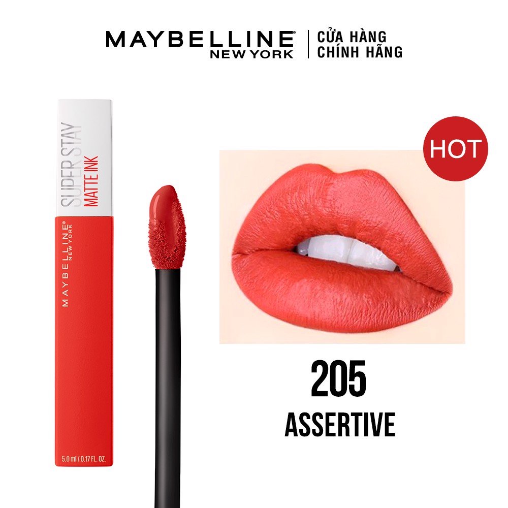 Son kem lì 16h lâu trôi Maybelline New York Super Stay Matte Ink Lipstick