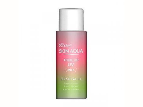 Sữa chống nắng nâng tông Sunplay Skin Aqua Tone Up UV Milk Happiness Aura Rose dành cho da dầu và da hỗn hợp - 8362_41e9c9f1cB