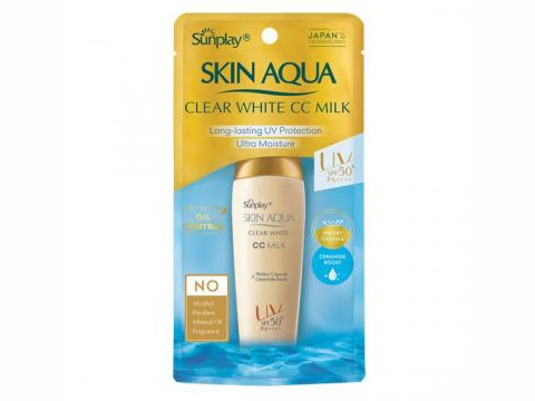 Sữa chống nắng dưỡng da tạo nền trắng mịn Sunplay Skin Aqua Clear White CC Milk SPF50+ PA++++ - 8362_41e9c9f1cB