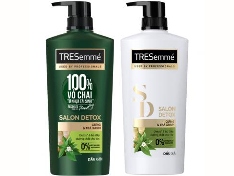 Combo dầu gội (640g) và dầu xả (620g) Tresemmé Salon Detox gừng và trà xanh Detox tóc chắc khỏe - 8362_41e9c9f1cB