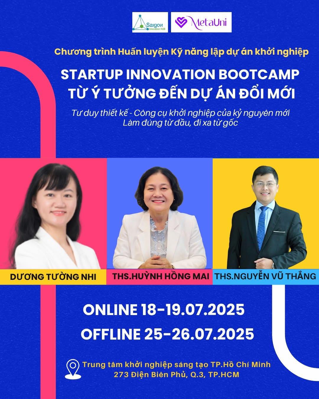 CHIÊU SINH KHÓA HUẤN LUYỆN KỸ NĂNG LẬP DỰ ÁN KHỞI NGHIỆP: TỪ Ý TƯỞNG ĐẾN DỰ ÁN ĐỔI MỚI