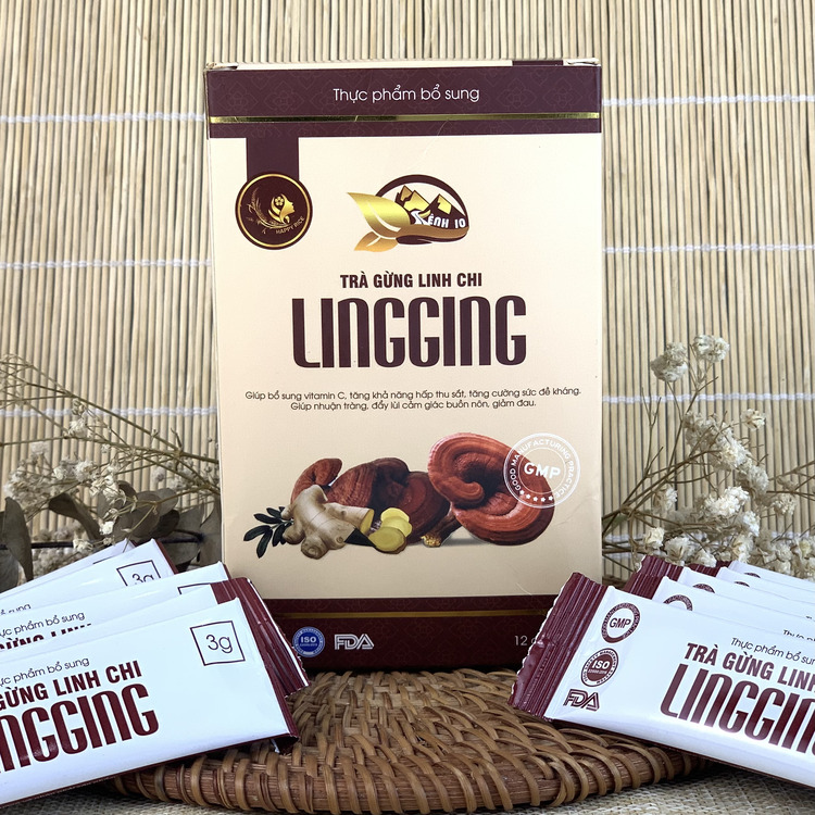 Trà Gừng Linh Chi – Tinh Túy Đất Trời