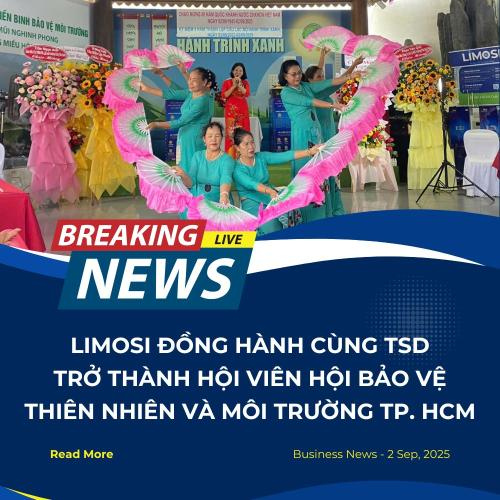 Limosi Đồng Hành Trở Thành Hội Viên Hội Bảo Vệ Thiên Nhiên Và Môi Trường Tp. Hcm