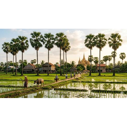 Vai trò của cây thốt nốt trong không gian làng quê Khmer Nam Bộ