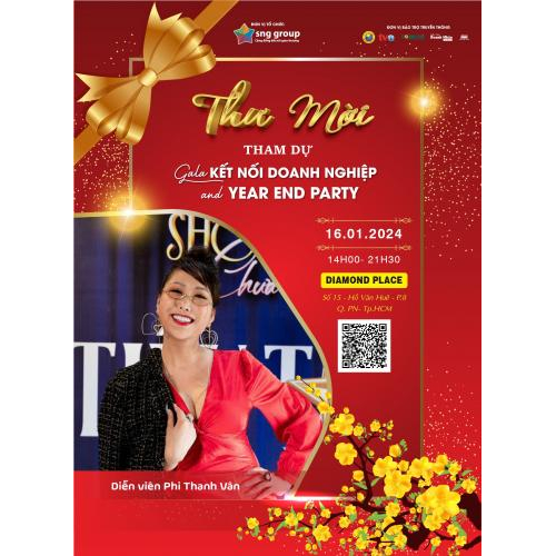 SNG GROUP - Chào mừng Diễn viên Phi Thanh Vân tham gia sự kiện Kết Nối Doanh Nghiệp & Year End Party