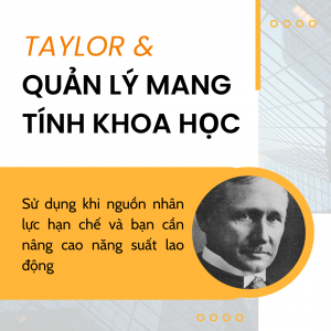 Taylor và quản lý mang tính khoa học