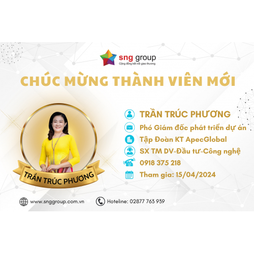 Thư Chúc Mừng Thành Viên Tái Gia Nhập - CEO Huỳnh Thị Phượng