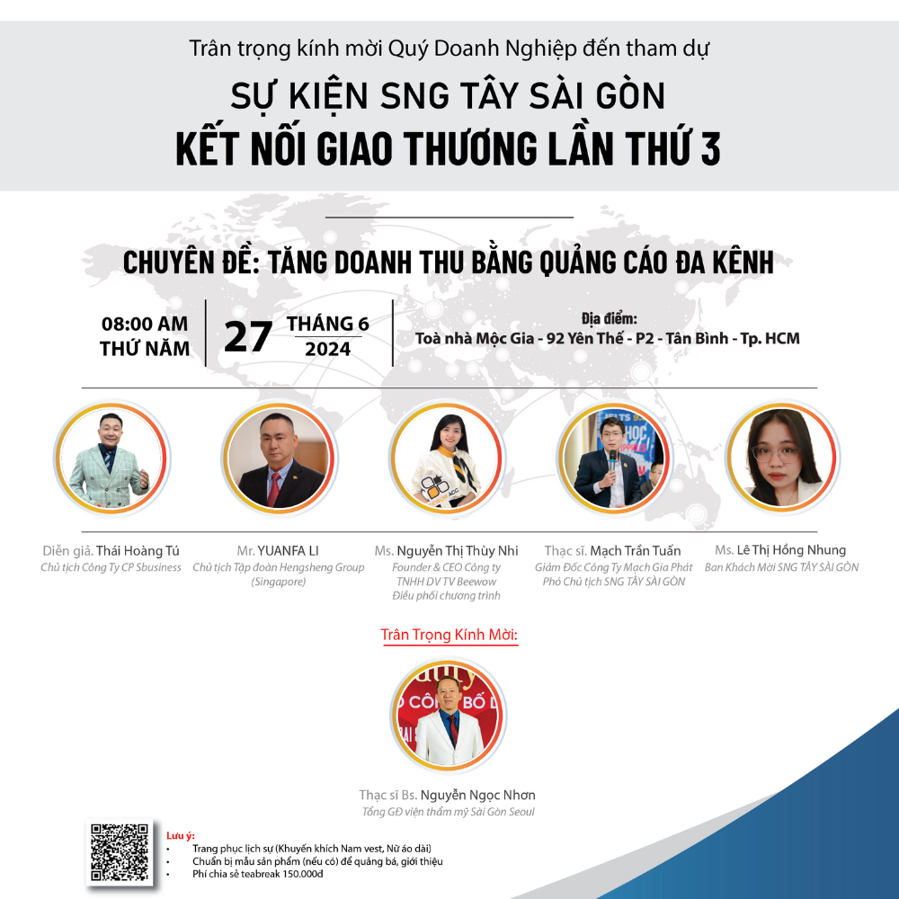 SNG Tây Sài Gòn-  Kết Nối Giao Thương Lần 3