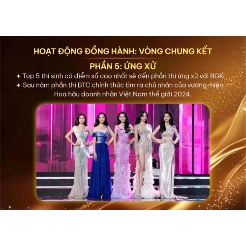 Hoạt động đồng hành - Vòng chung kết