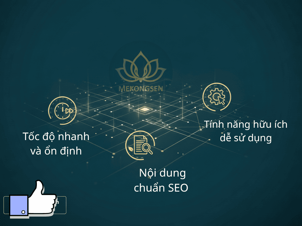 Mekong Sen – Làm website theo chuẩn cao cấp dành cho doanh nghiệp