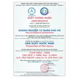 VI. Chứng nhận