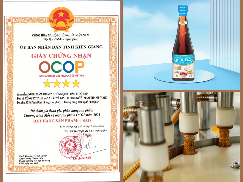 Chứng nhận sản phẩm OCOP 4 sao