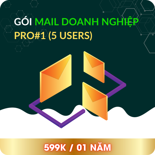 Gói Mail Doanh Nghiệp Pro#1 (5 Users)