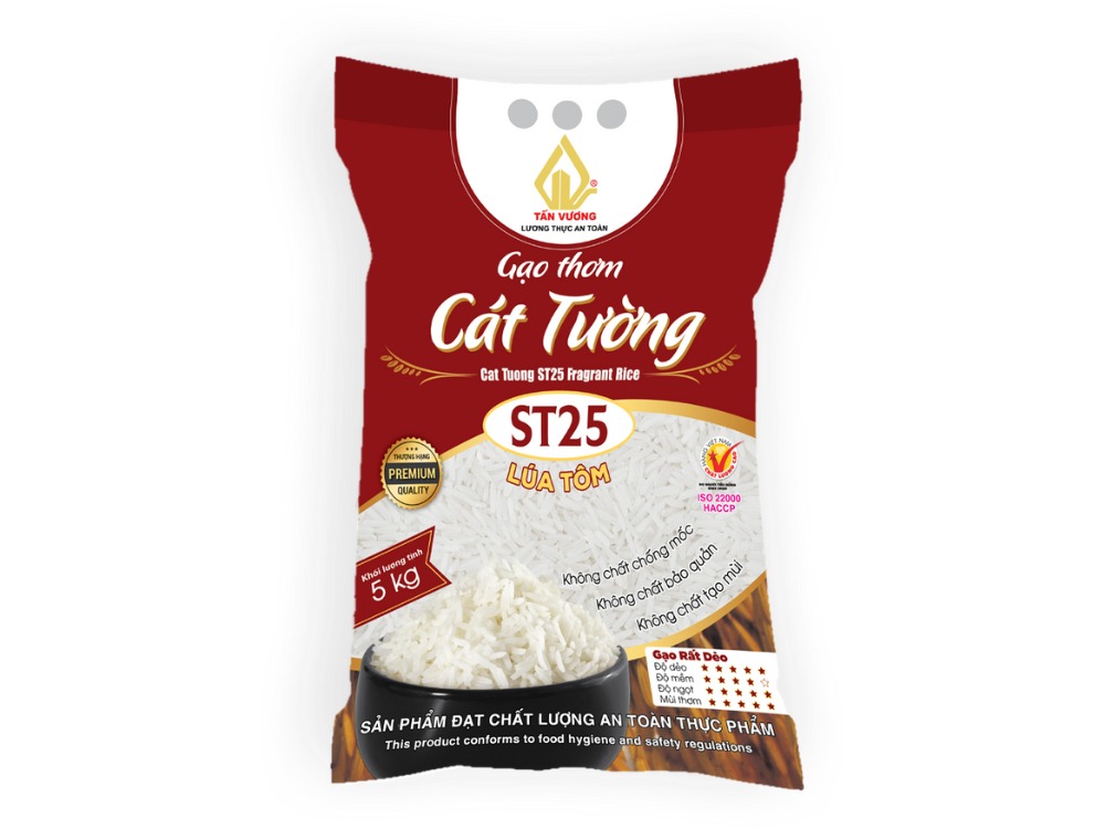 Gạo thơm Cát Tường ST25