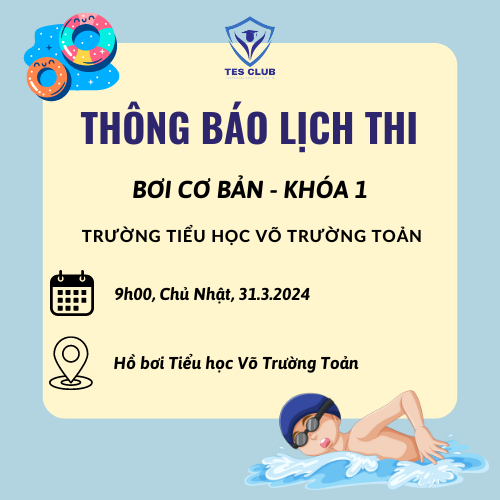 Danh sách học sinh thi bơi - Trường Tiểu học Võ Trường Toản