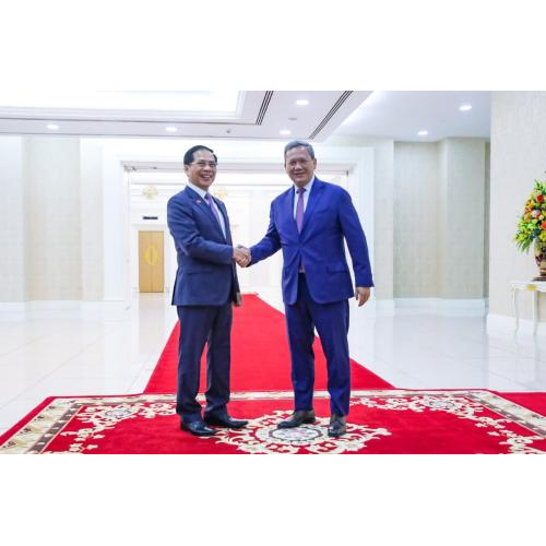 Thủ Tướng Campuchia Hun Manet tiếp Phó Thủ Tướng Việt Nam Bùi Thanh Sơn, Thúc Đẩy Hợp Tác Song Phương