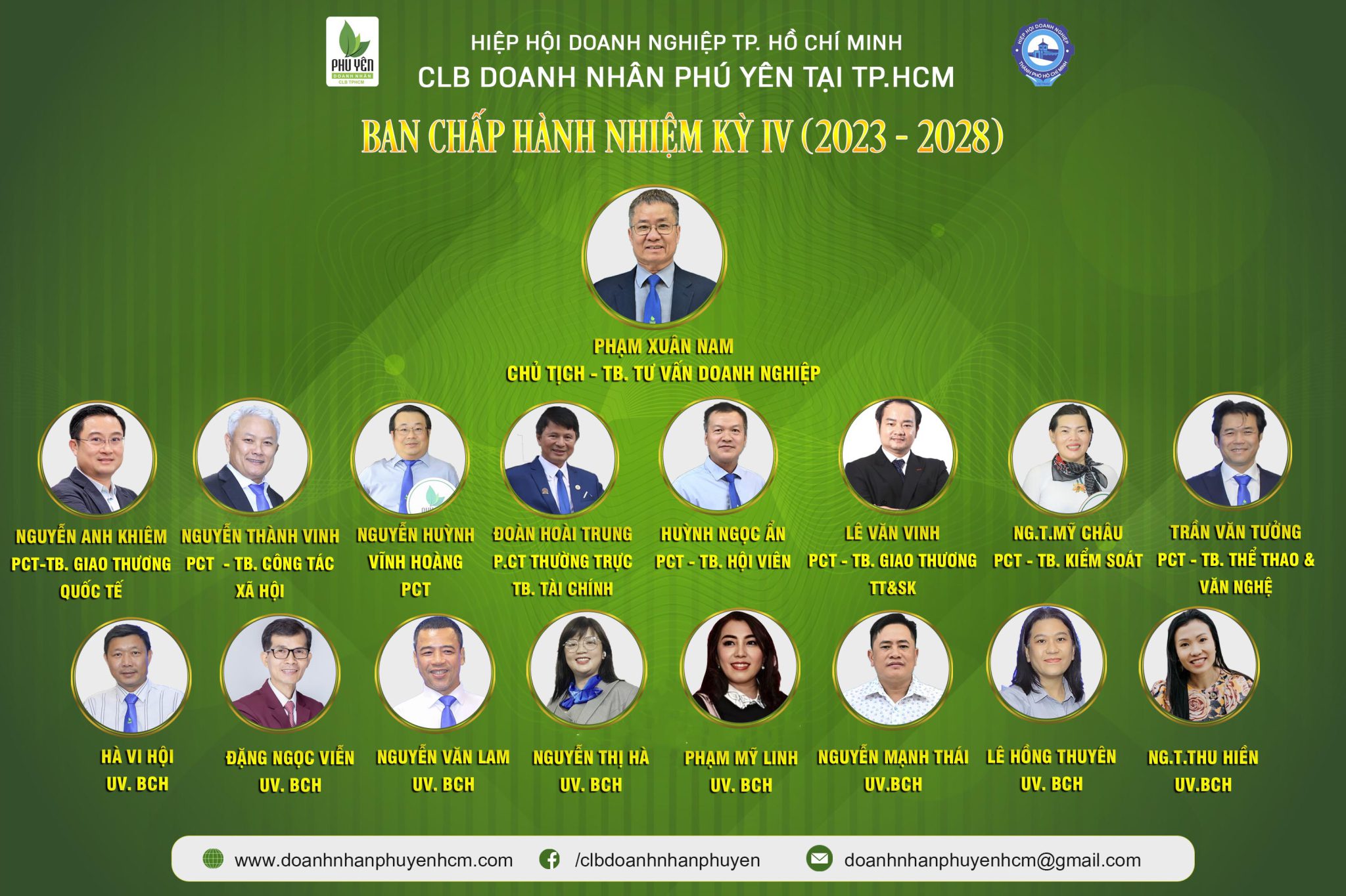 Giới thiệu Ban chấp hành Nhiệm kỳ IV (2023-2028)