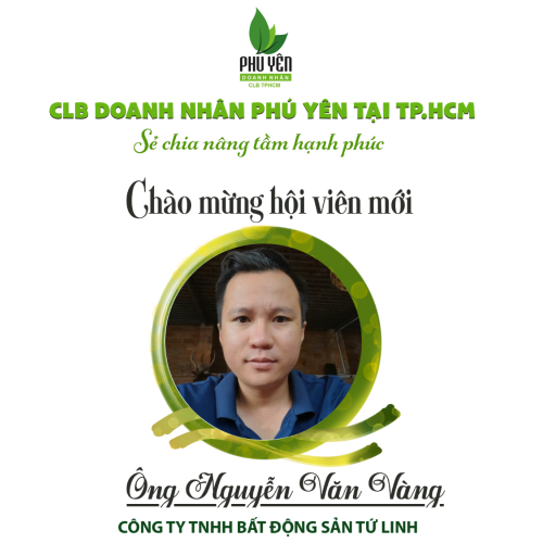 Thư Chúc Mừng Thành Viên Mới - Anh Nguyễn Văn Vàng