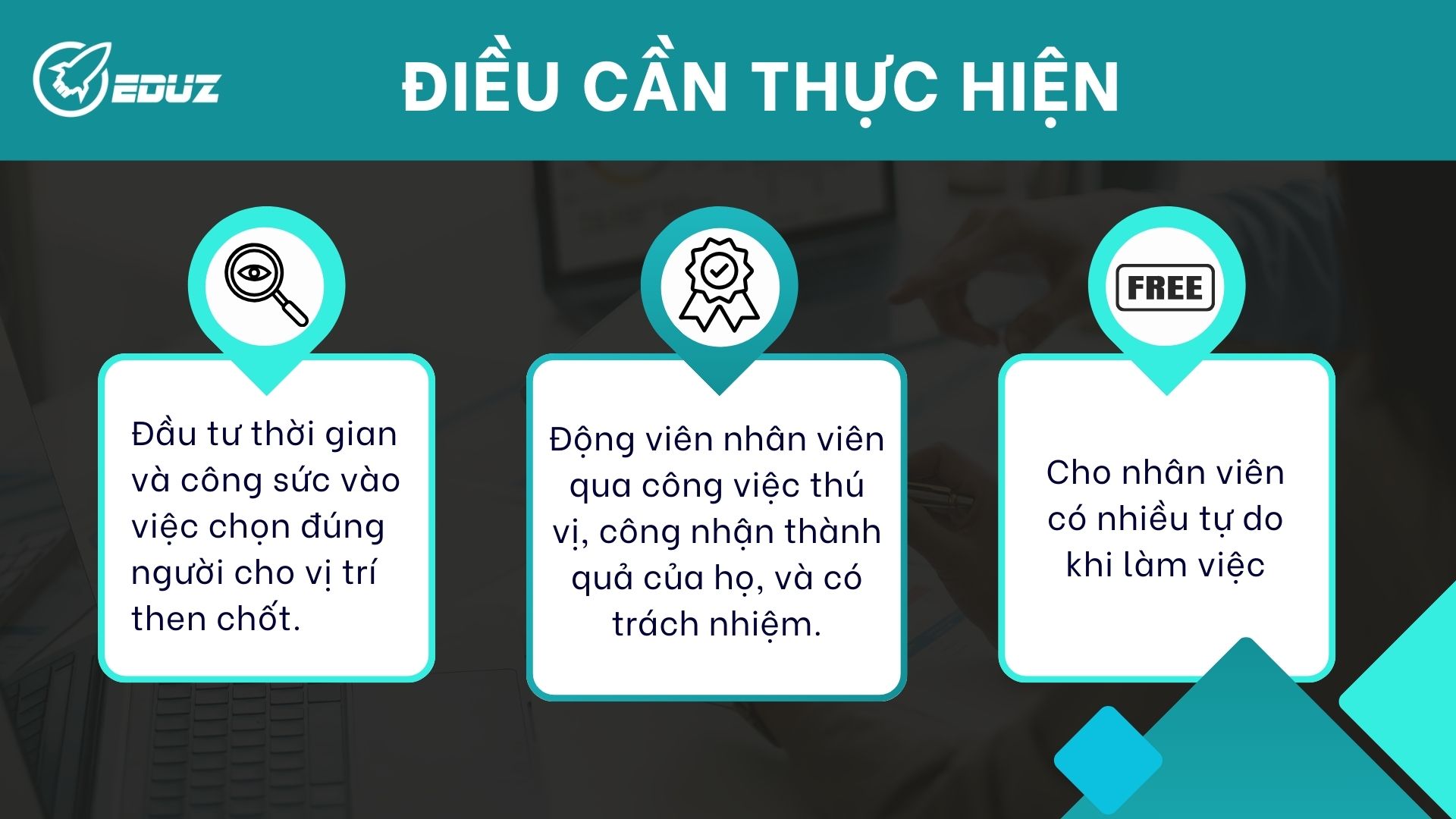 3.Điều cần thực hiện: