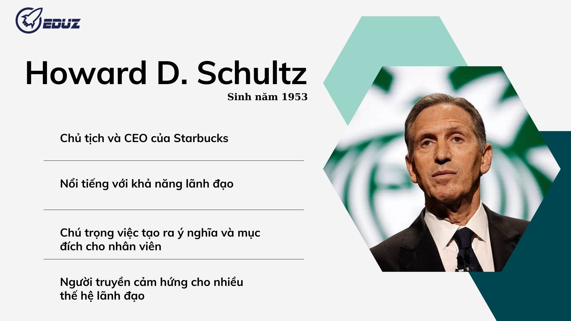 1. Sơ lược về Howard D.Schultz