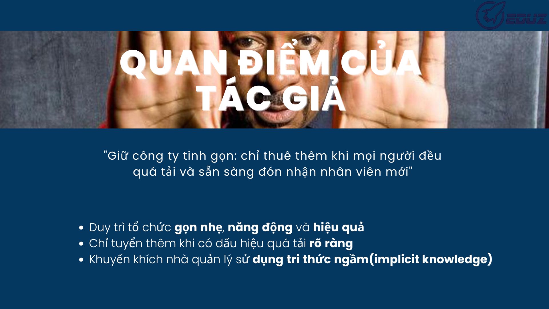 2. Quan điểm của tác giả