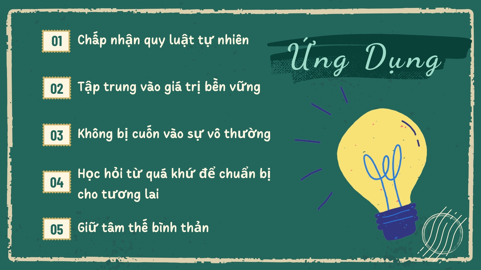 4. Ứng dụng của sự tiếp diễn vào cuộc sống