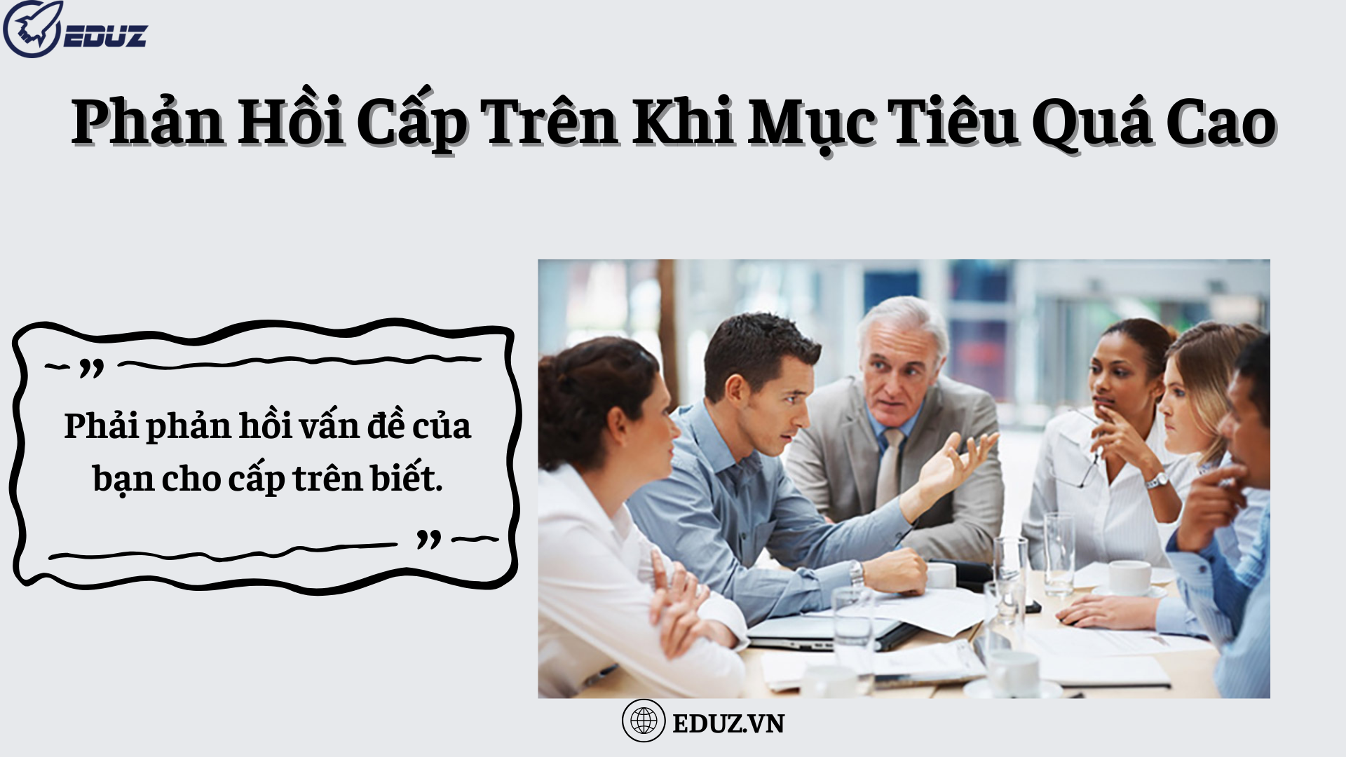 5. Phản Hồi Cấp Trên Khi Mục Tiêu Quá Cao