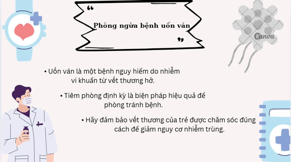 3. Phòng ngừa bệnh uốn ván