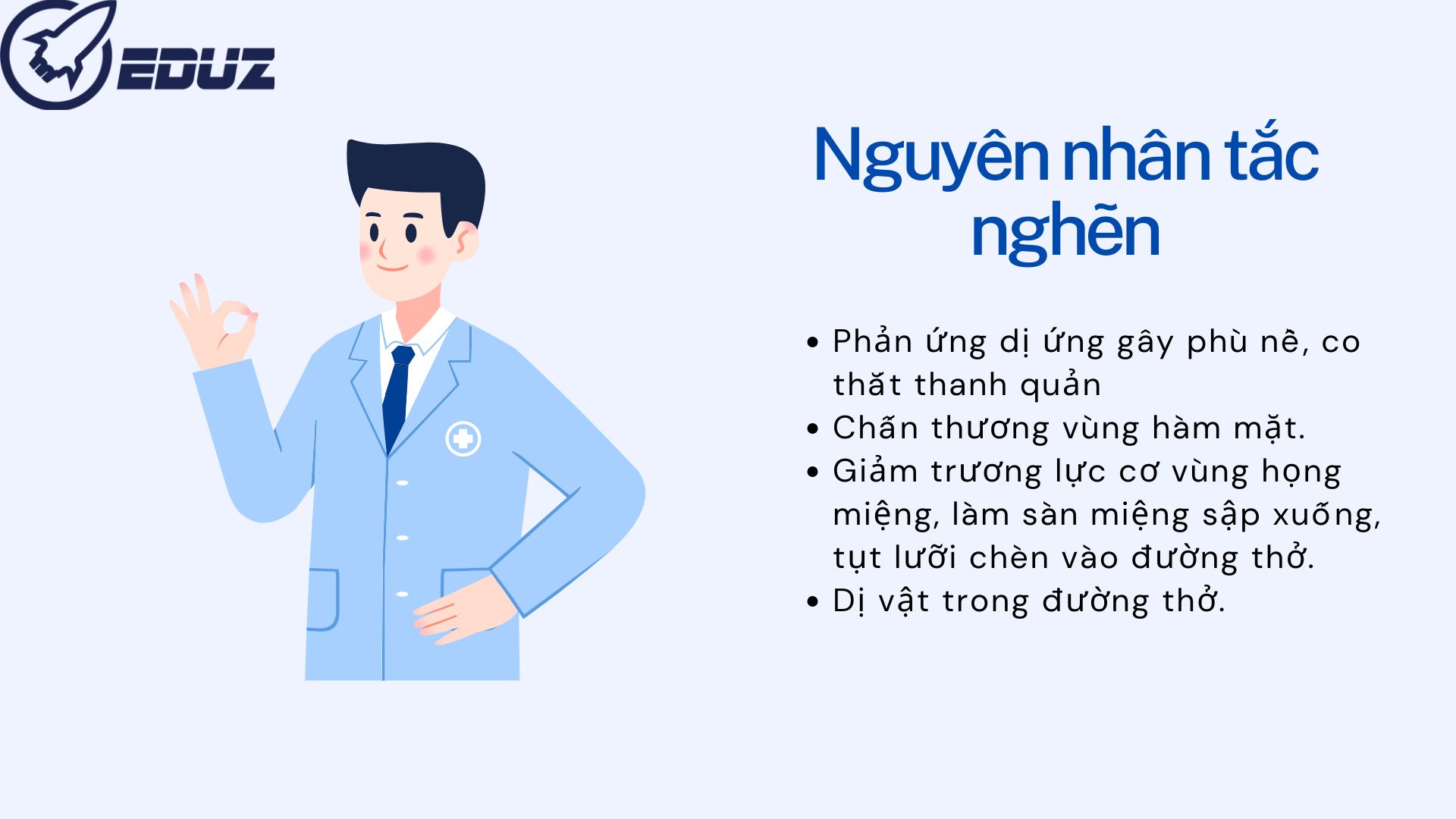 2.Nguyên nhân tắc nghẽn đường thở