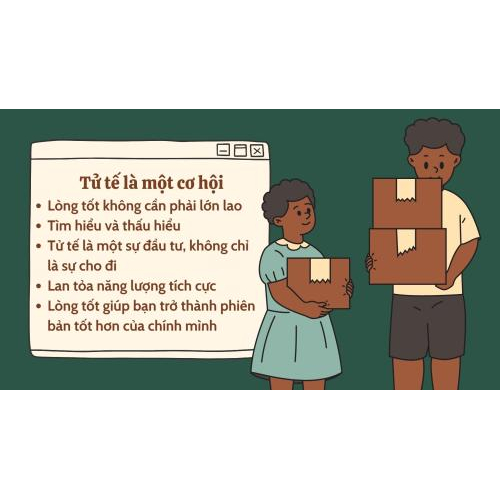 1.Tử tế là một cơ hội