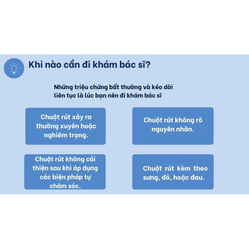 5. Khi nào cần đi khám bác sĩ?