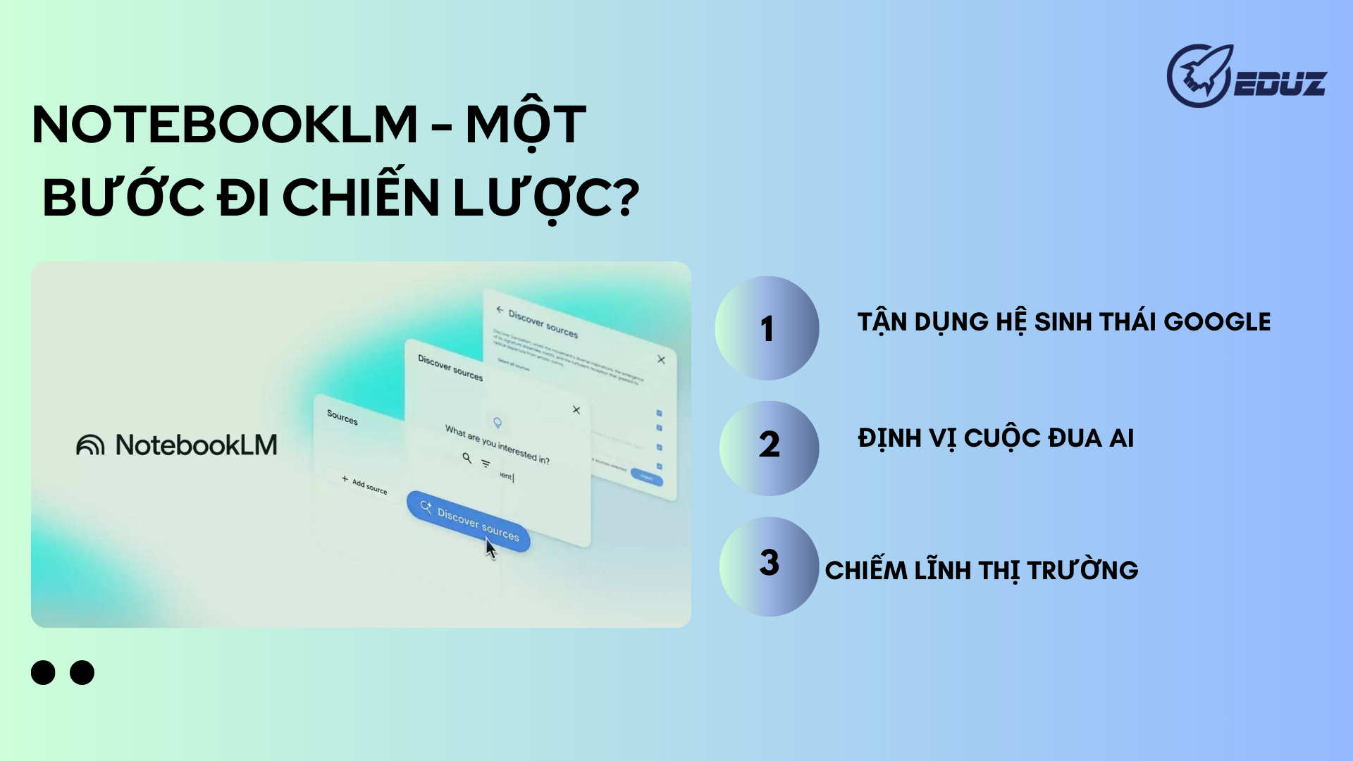 1. Tại sao NotebookLM là bước đi chiến lược của Google?