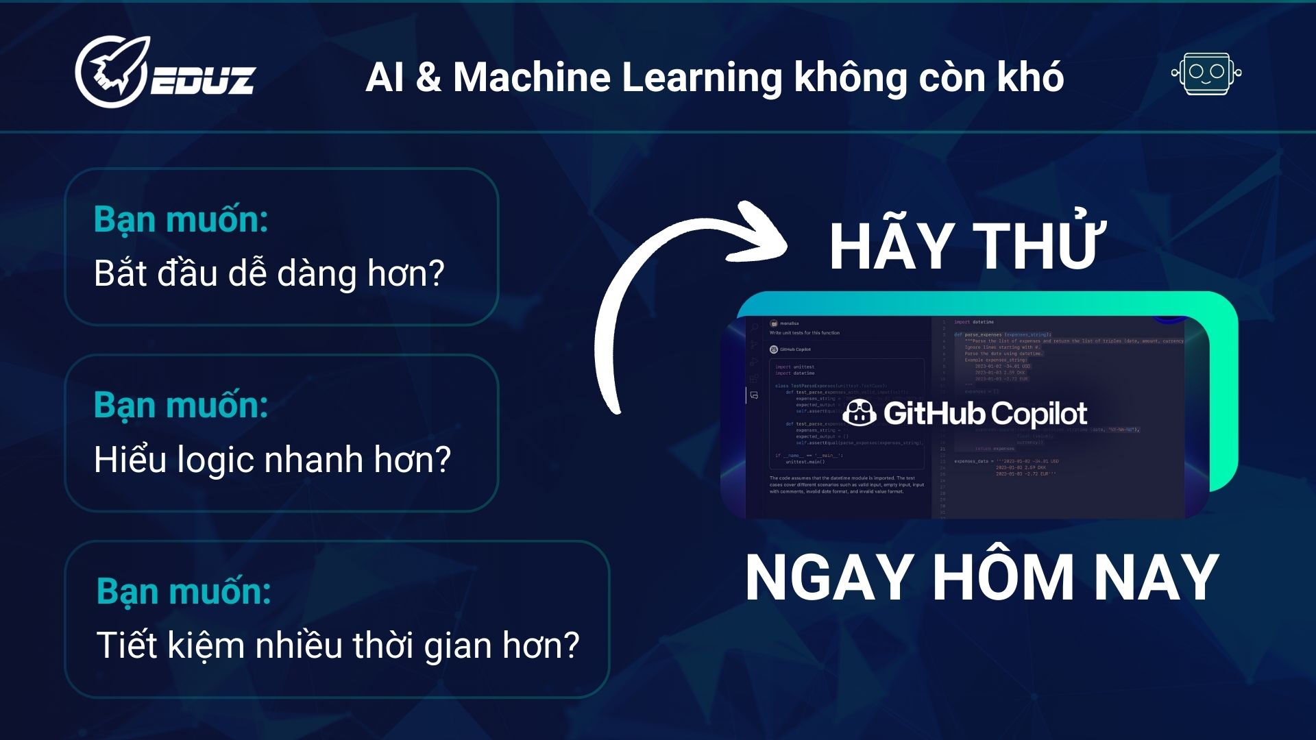 4. AI & Machine Learning không còn khó – Hãy thử Copilot ngay hôm nay