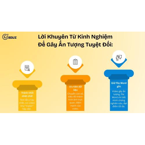 Lời Khuyên Từ Kinh Nghiệm Để Gây Ấn Tượng Tuyệt Đối