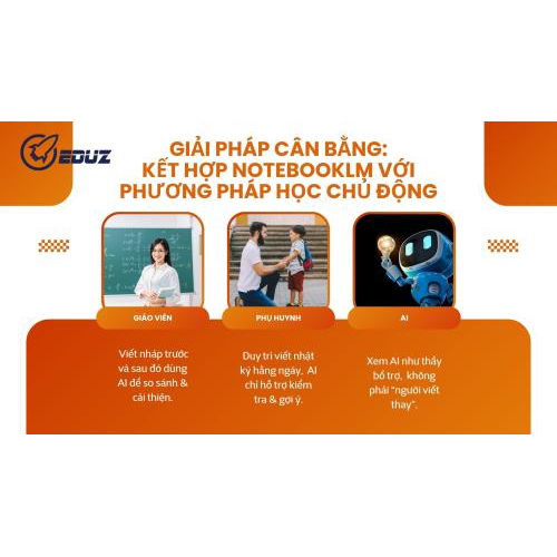 Giải pháp cân bằng: Kết hợp NotebookLM với phương pháp học chủ động