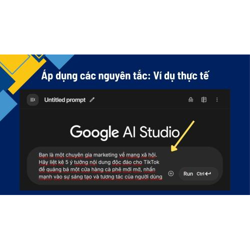 Áp dụng các nguyên tắc: Ví dụ thực tế