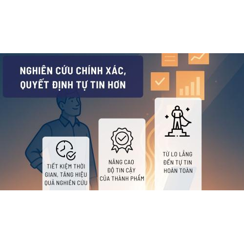 Kết quả: Nghiên cứu chính xác, quyết định tự tin hơn